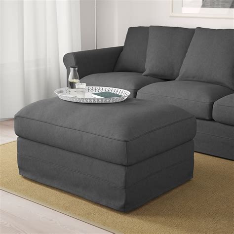 Sofas, couches, and footstools .